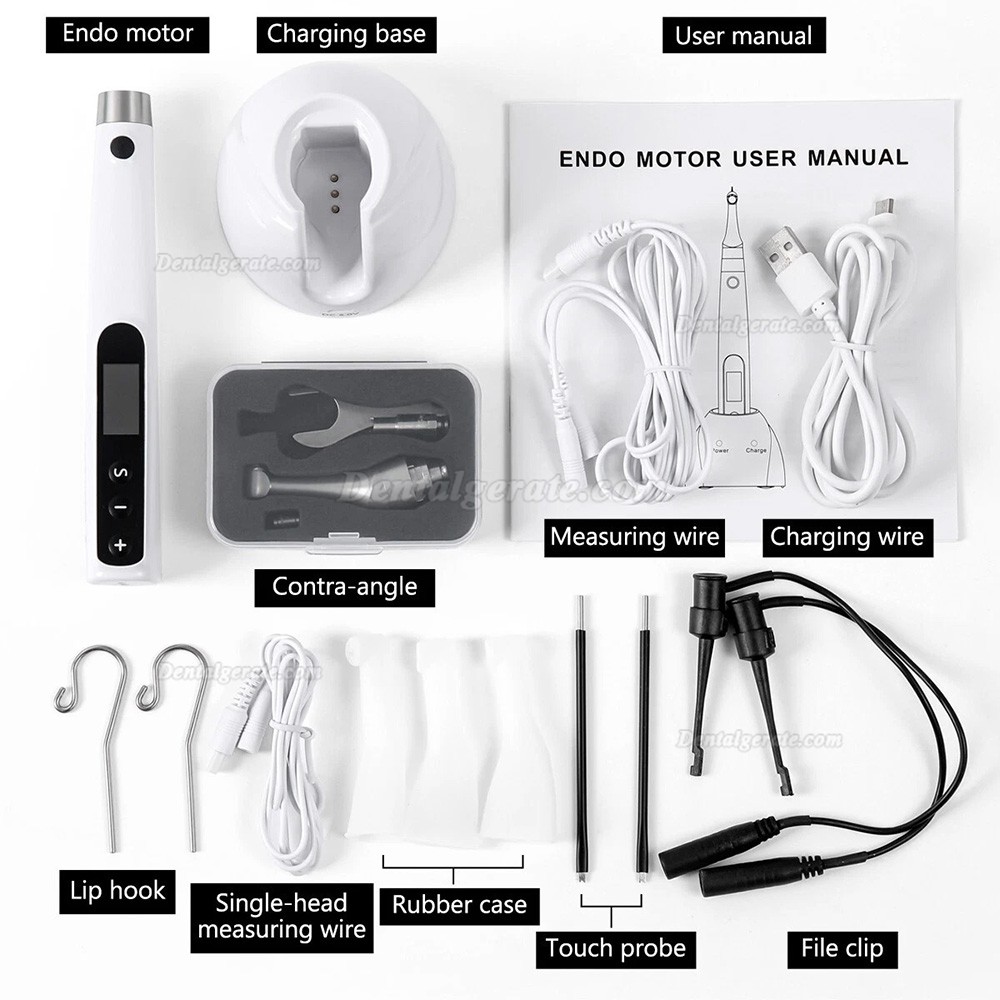Dentaler kabelloser endomotor mit apex locator
